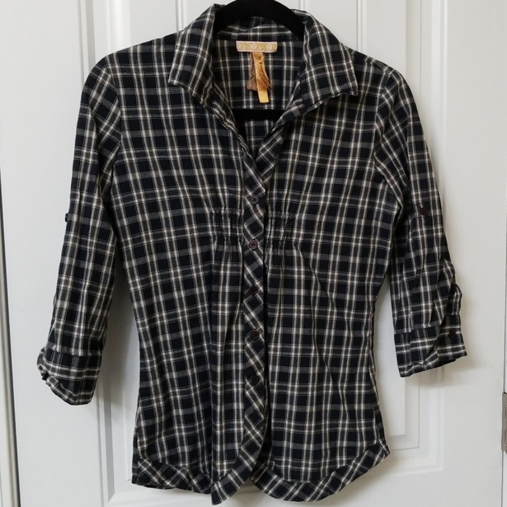 Plaid top